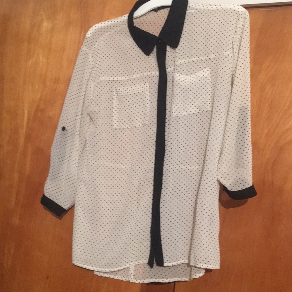 Polka dot blouse